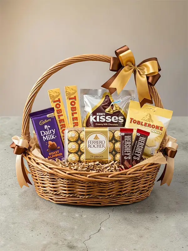 Assorted Chocolate Lover Basket