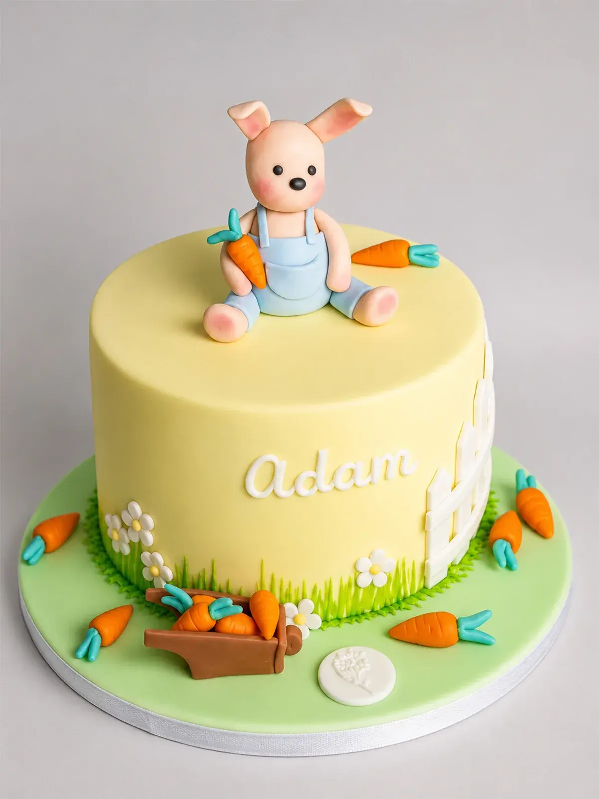 Bunny Theme Cake & Flowers