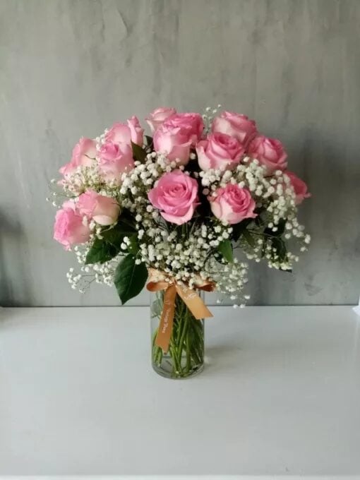 Premium Long Stem Pink Roses