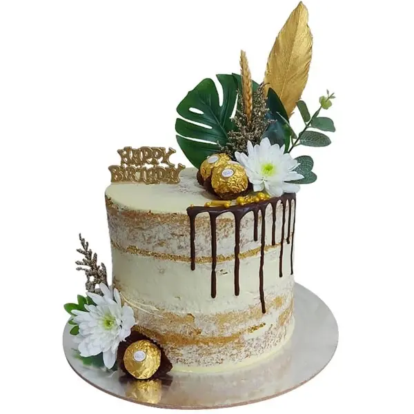 Semi-Naked Cake with Ferrero
