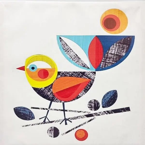 Geometric Bird Art Frame – A Pop of Joy for Your Wall