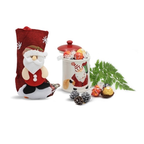 Christmas Chocolate Jar (Blanche - Lindt Lindor Rouge)