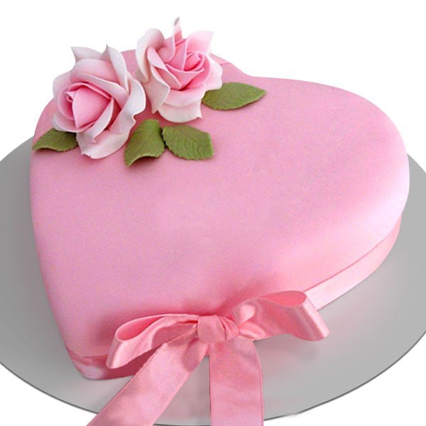 Pink Romance Ribbon Cake - 2.2 Lbs
