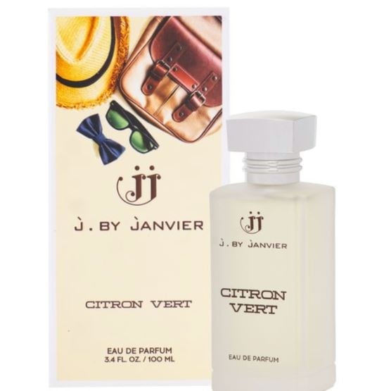 J. BY JANVIER CITRON VERT FRENCH PERFUME MEN LUXURY EAU DE PARFUM - 100 ML
