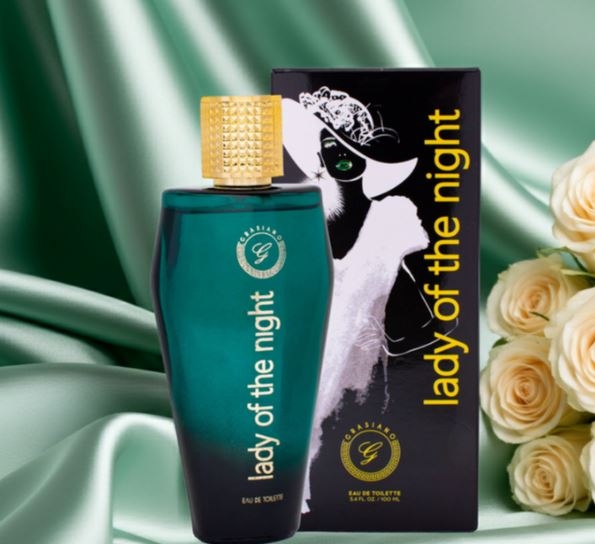 GRASIANO LADY OF THE NIGHT FRENCH PERFUME WOMEN LUXURY EAU DE TOILETTE - 100 ML