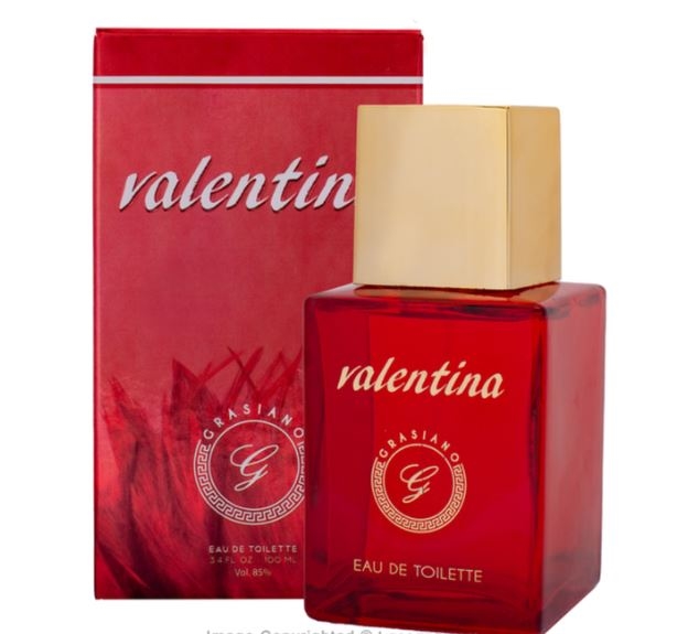GRASIANO VALENTINA FRENCH PERFUME WOMAN LUXURY EAU DE TOILETTE - 100 ML