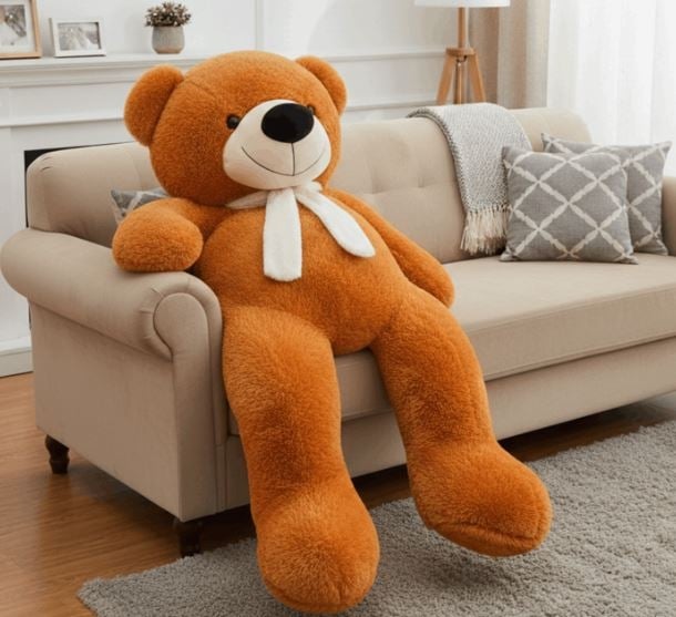 LIFE SIZE TEDDY (BROWN) - 5 FT