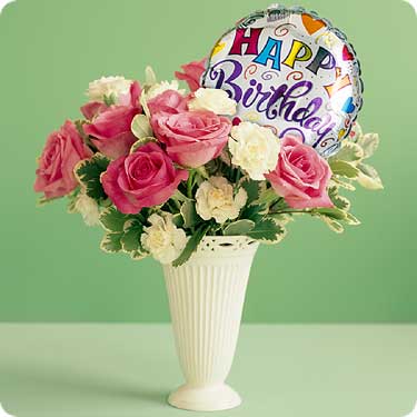 Roses With Balloons
