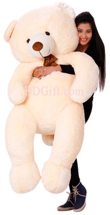 (15) Super Extra Large White Teddy Bear 6 Feet