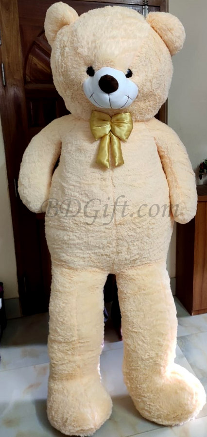 (0010) Large Off White Teddy Bear 8 Feet