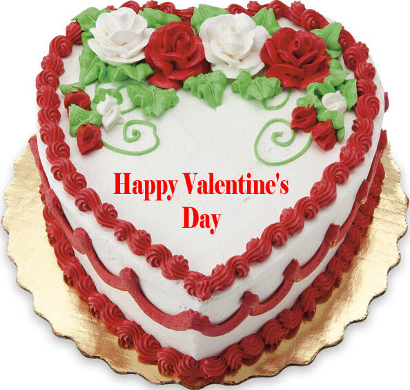 (0004) Yummy Yummy- 3.3 pounds Vanilla Heart Cake