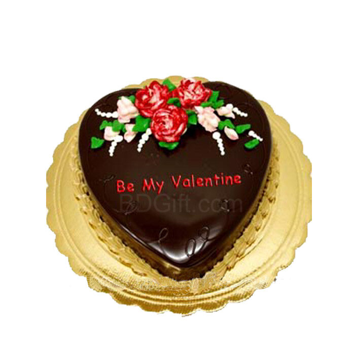 2.2 Pounds Chocolate Heart Cake