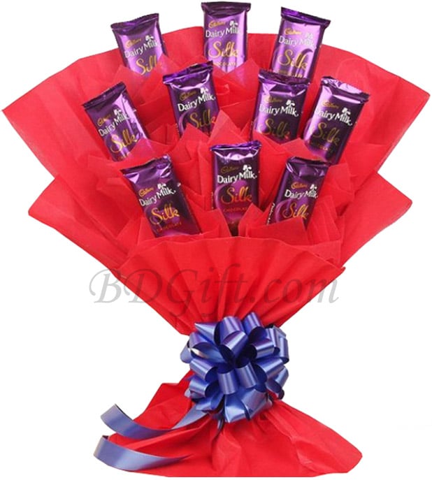 Dairy Milk Silk Chocolate Bouquet