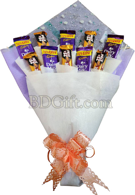 Delightful Mixed Chocolate Bouquet