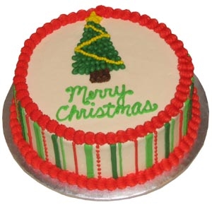 (04) 1 Pound Vanilla Christmas Cake
