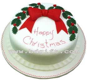 (41) Yummy Yummy- 3.3 Pounds Vanilla Round Cake For X- mas