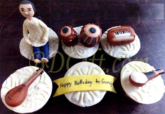 Song lover cupcake