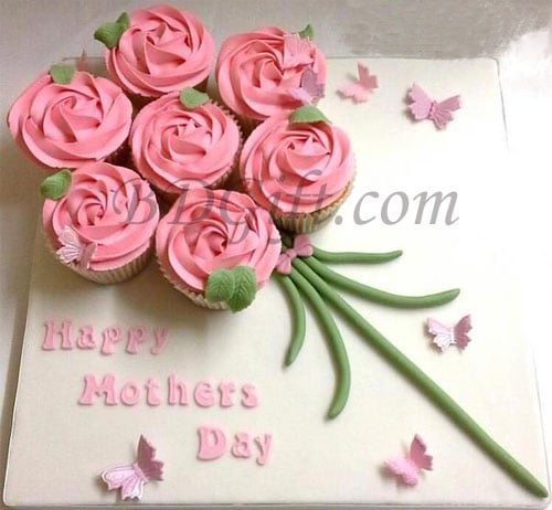 Mother's day cup cake