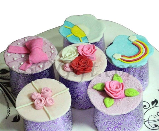 Rose cupcake