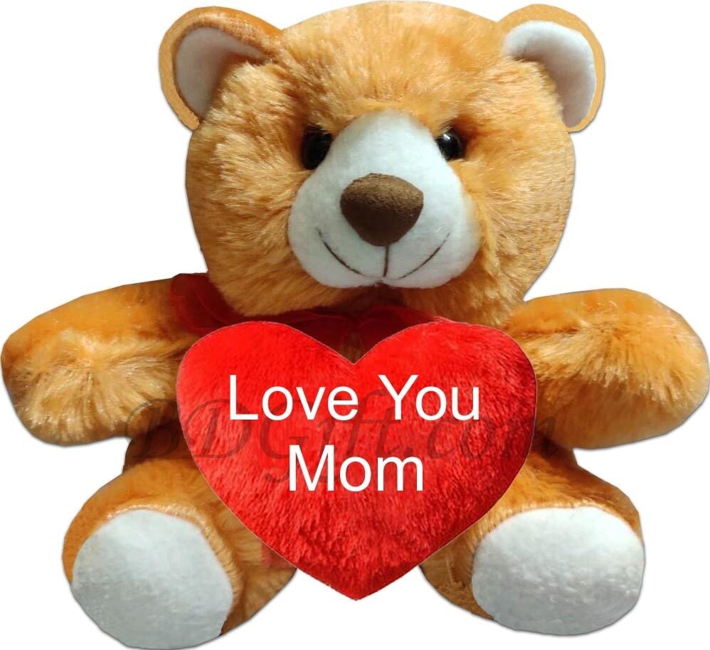 (03) Love You Mom Teddy Bear