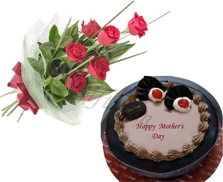 (04) Cake W/ Rose