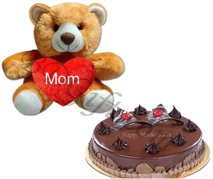 (0005) Cake W/ Teddy Bear