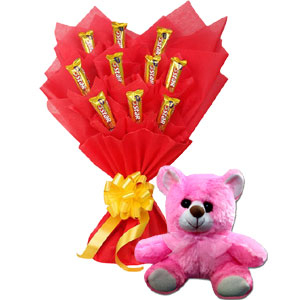 Chocolate Basket & Flower