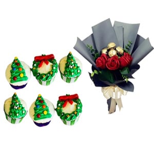 Cooper's - Black Forest Cake W/Bear & 24 Roses