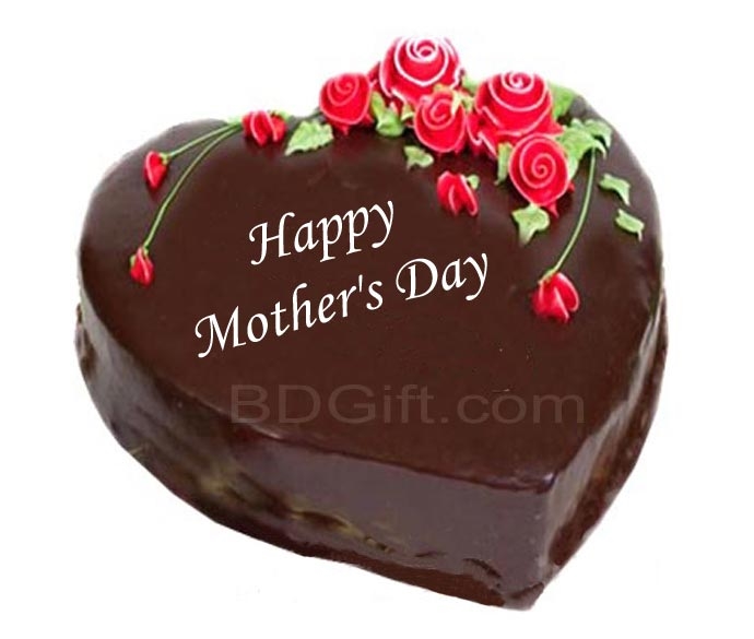 (10) 3.3 Pounds Chocolate Heart Cake