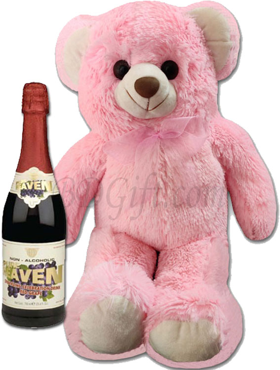 (27) Bear W/ Sparkling Non Alcoholic Juice