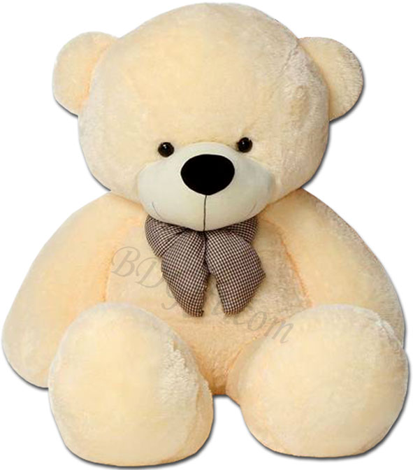 Super Large Off White Teddy Bear 4 Feet
