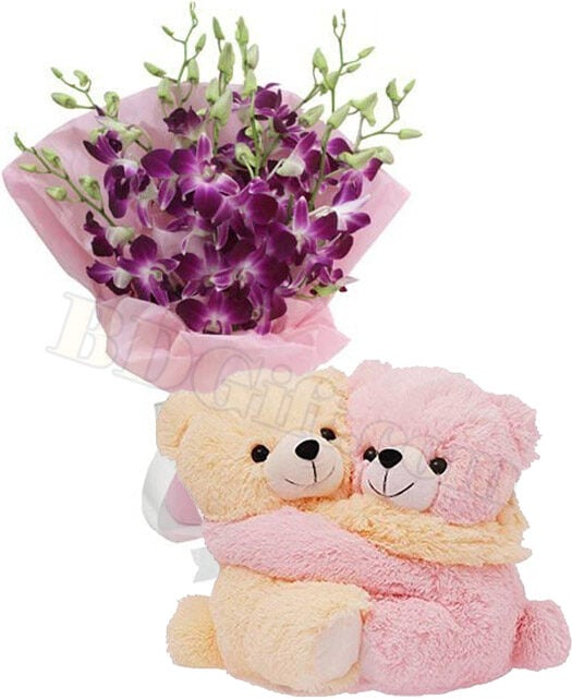 Orchid and bear