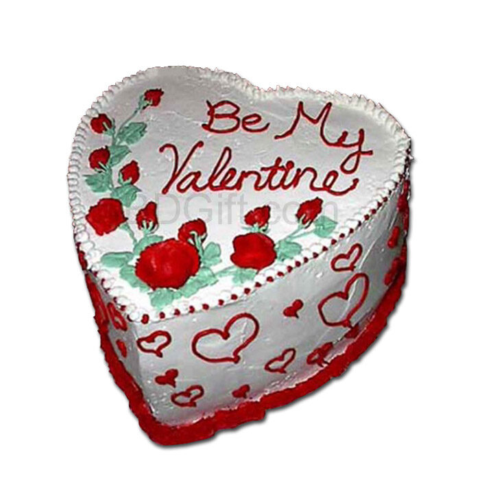 4.4 pounds Vanilla Heart Cake