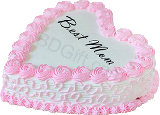 4.4 pounds Vanilla Heart Cake