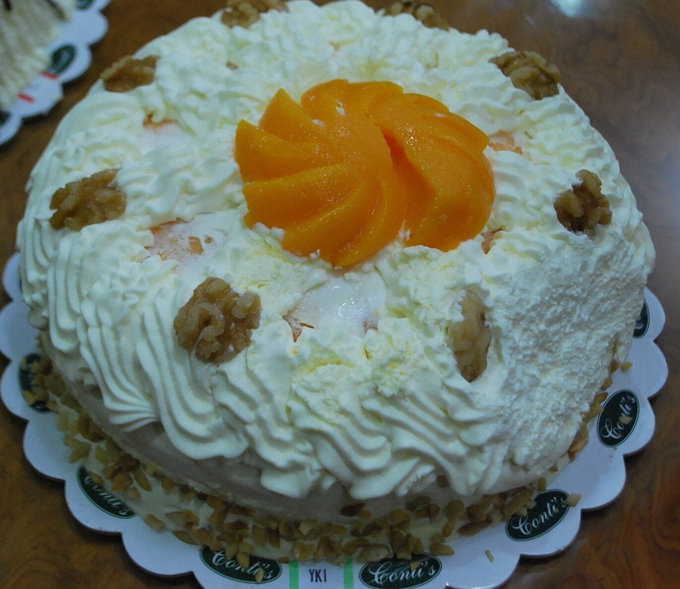 Peach Walnut Torte (8 Inches)