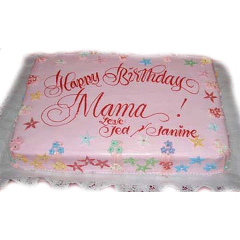 Precious Mom Rectangular Cake