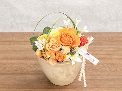 Claire Orange(Preserved Flower)