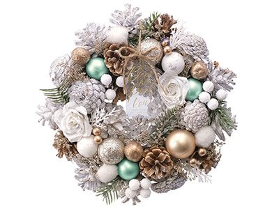 NewNatural wreathï½žwhite luxuryï½ž