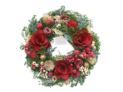 Natural wreathï Red Gardenï