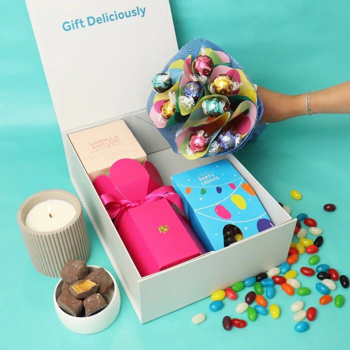 Pink Birthday Bouquet Gift Hamper