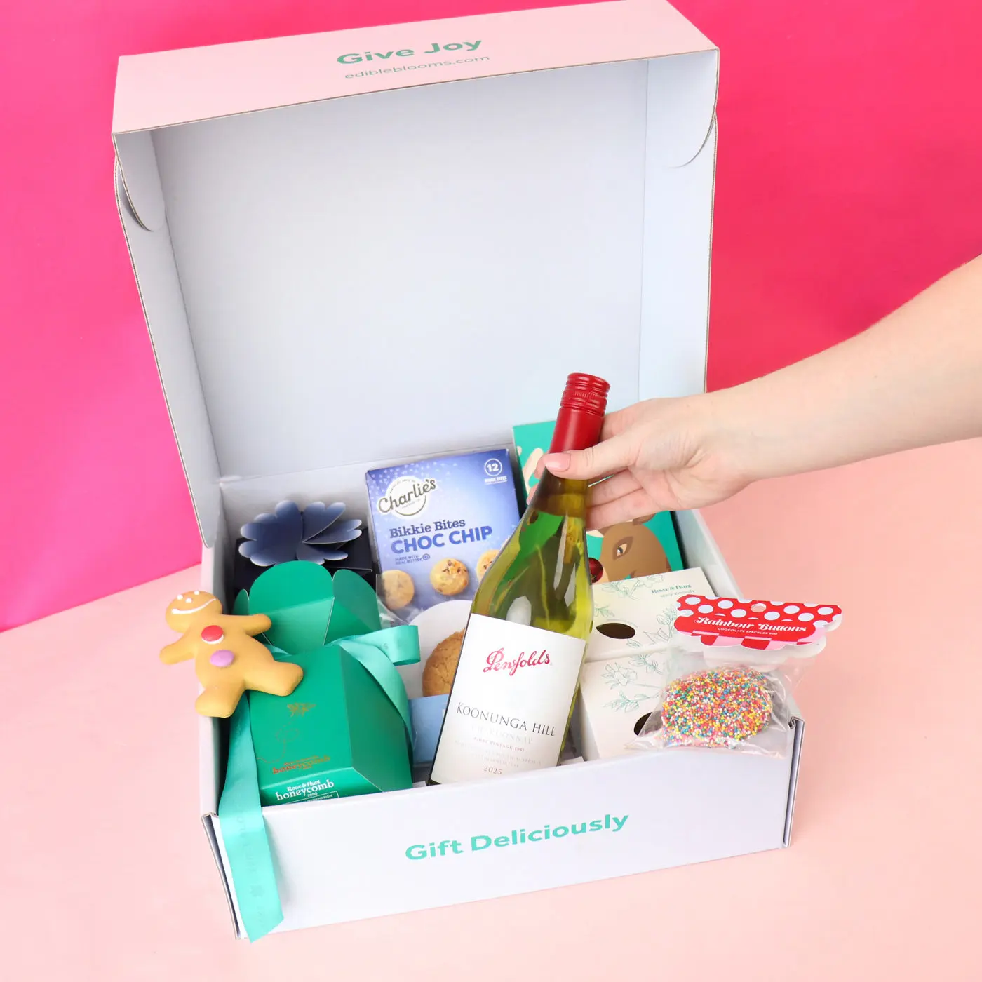 Australian Christmas White Wine Hamper - Large