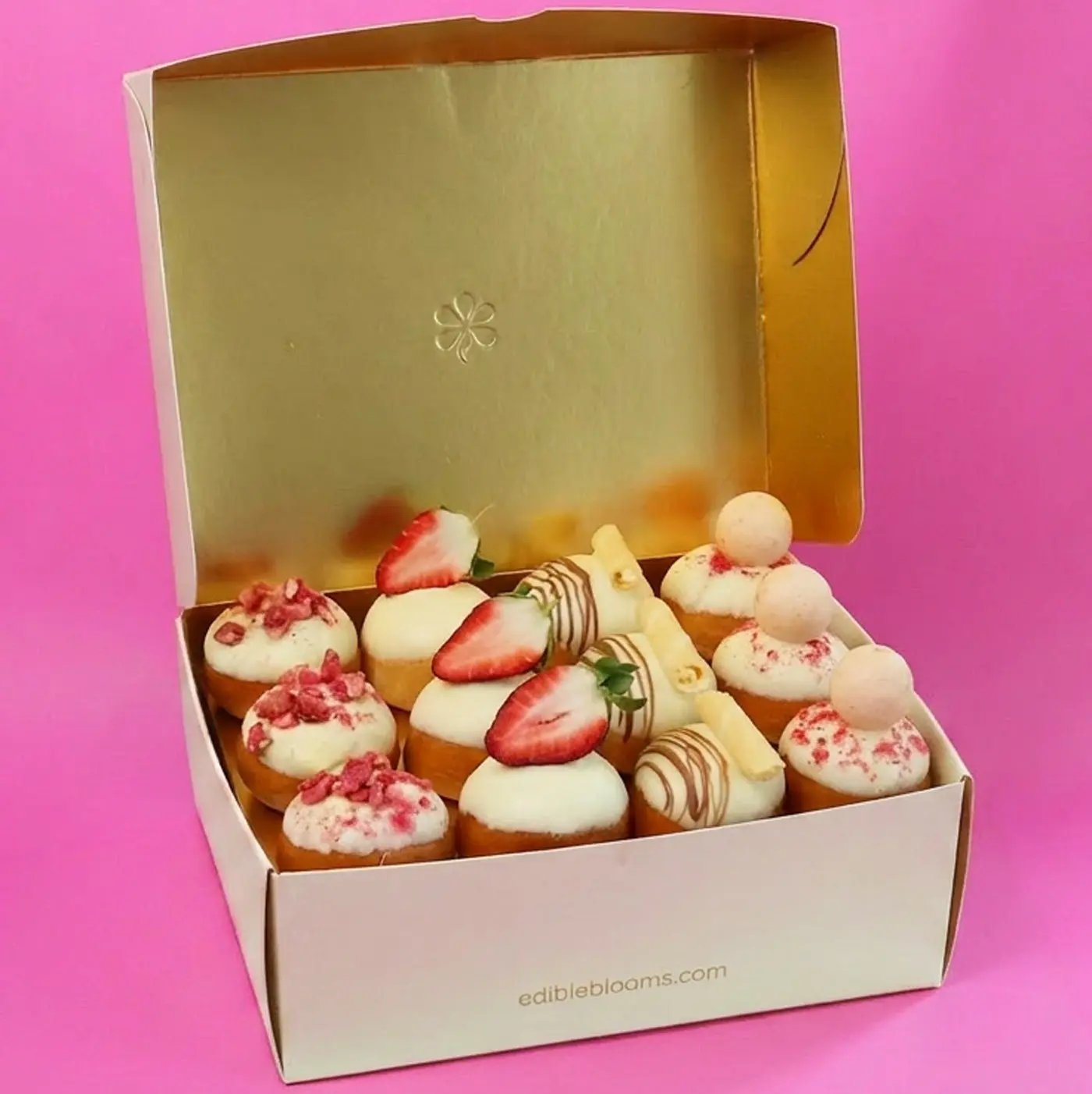 White Chocolate Donut Gift Box