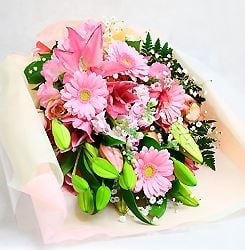 Gorgeous lily bouquet, pink