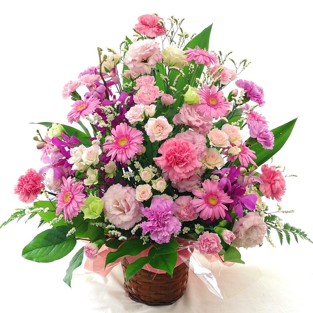Gorgeous seasonal arrangement, pink