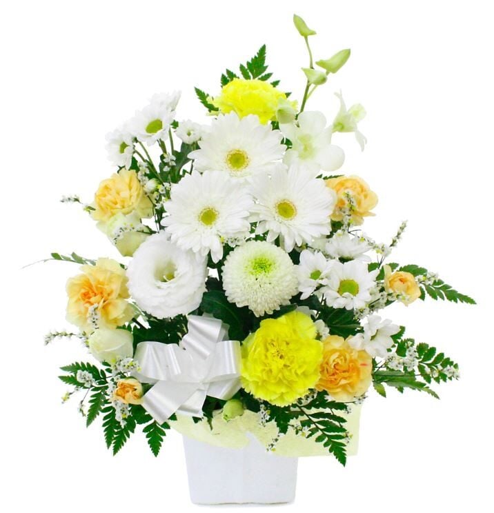 Offering Arrangement (Omakase Standard) White & Yellow/Orange