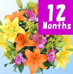 Flower Farm Birth Flower -12 Month Regular Service-