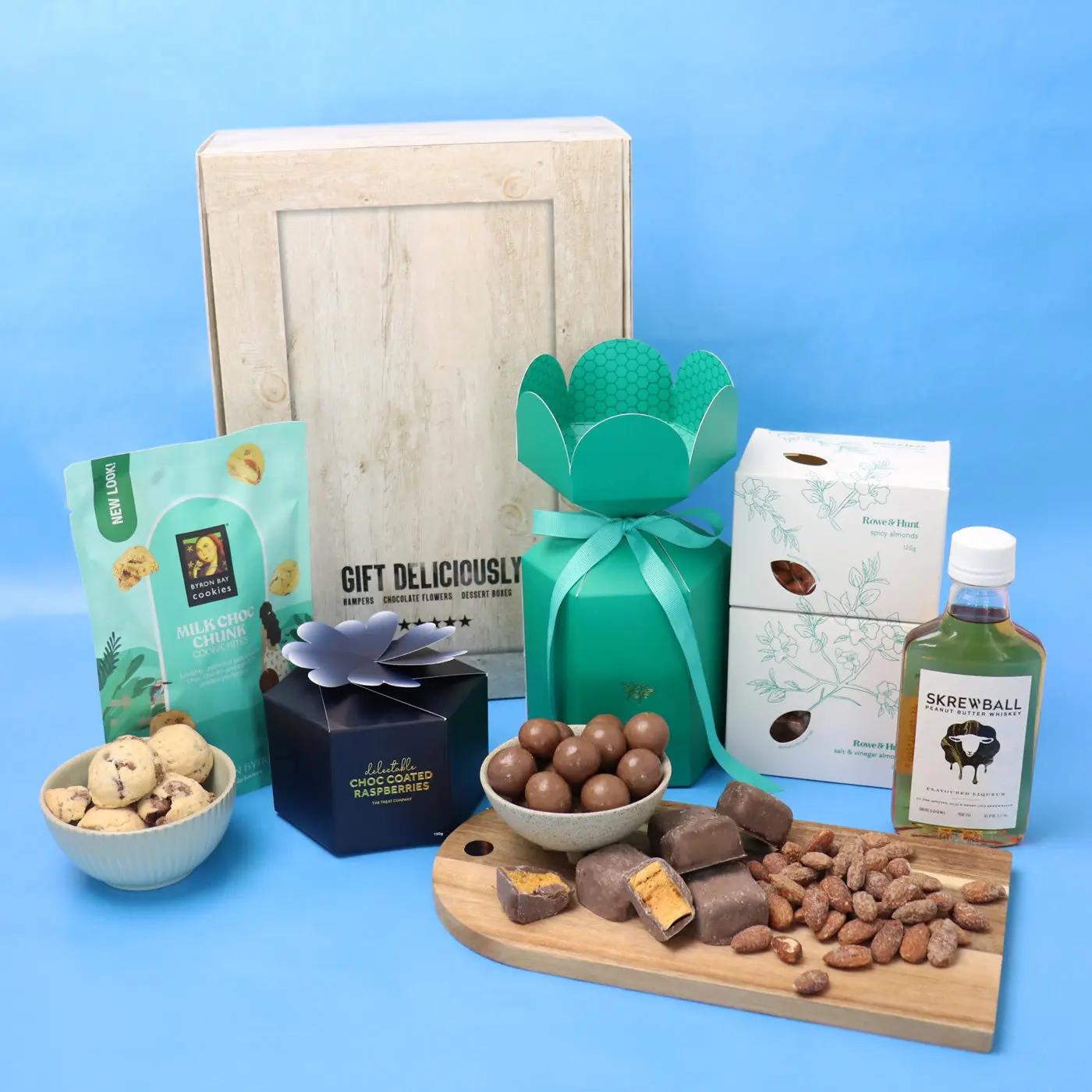 Skrewball Peanut Butter Whiskey & Gourmet Treats Hamper