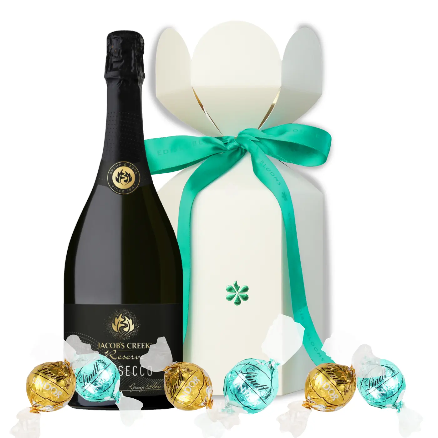 Sparkling Prosecco & Chocolate Bloom Box