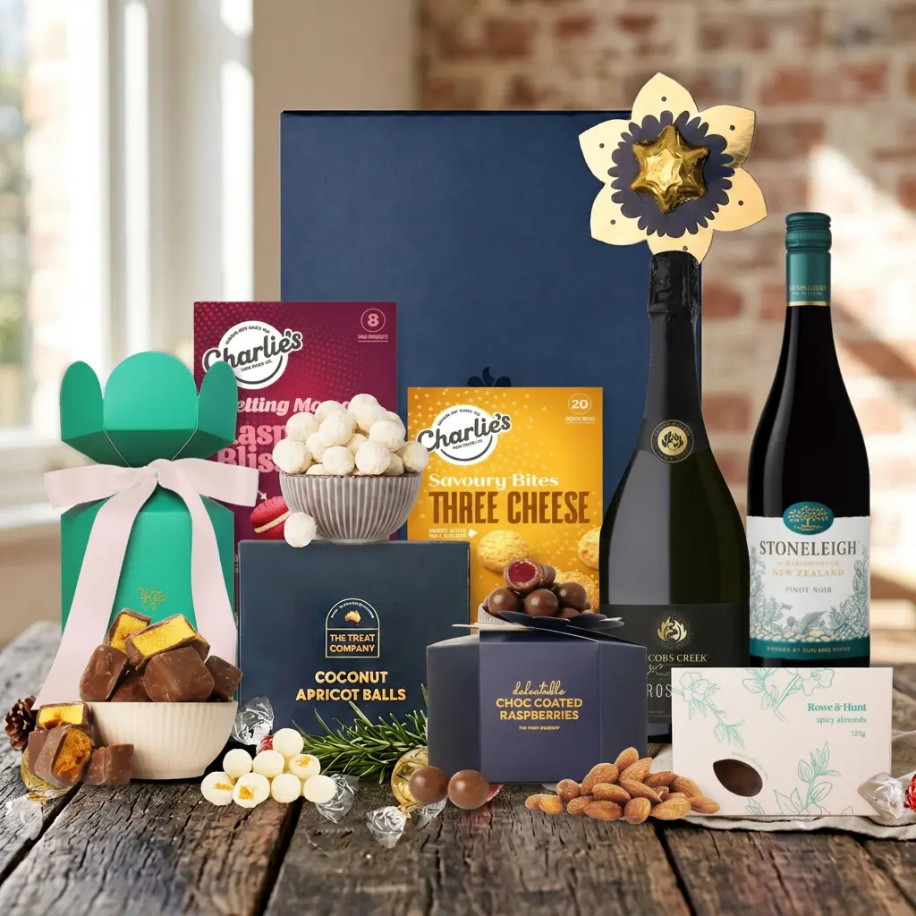 Luxe Wine & Gourmet Gift Hamper