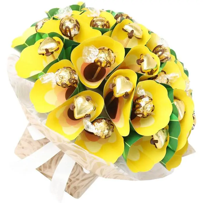 Sunflower Chocolate Bouquet – Medium